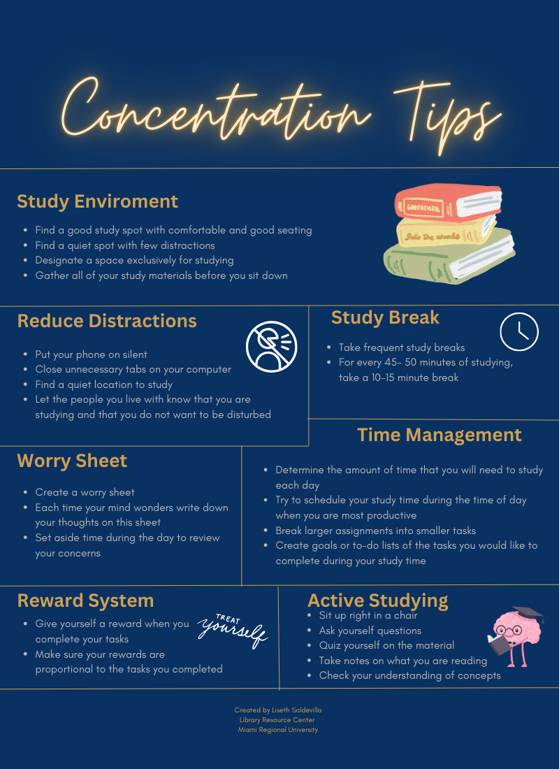 Concentration Tips