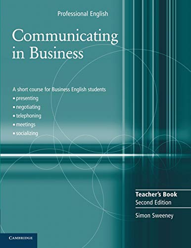 Communicating in Business: Teacher&#039;s Book