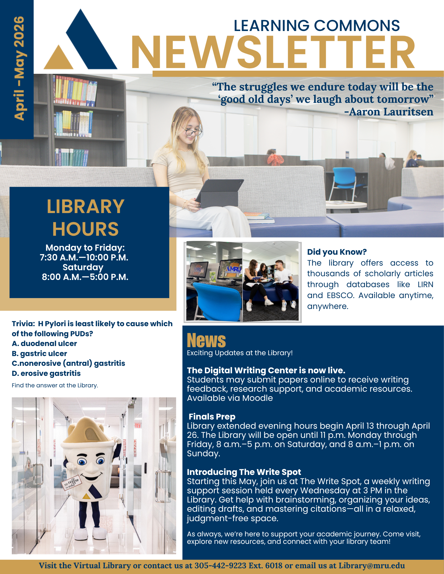 April - May 2026 Newsletter